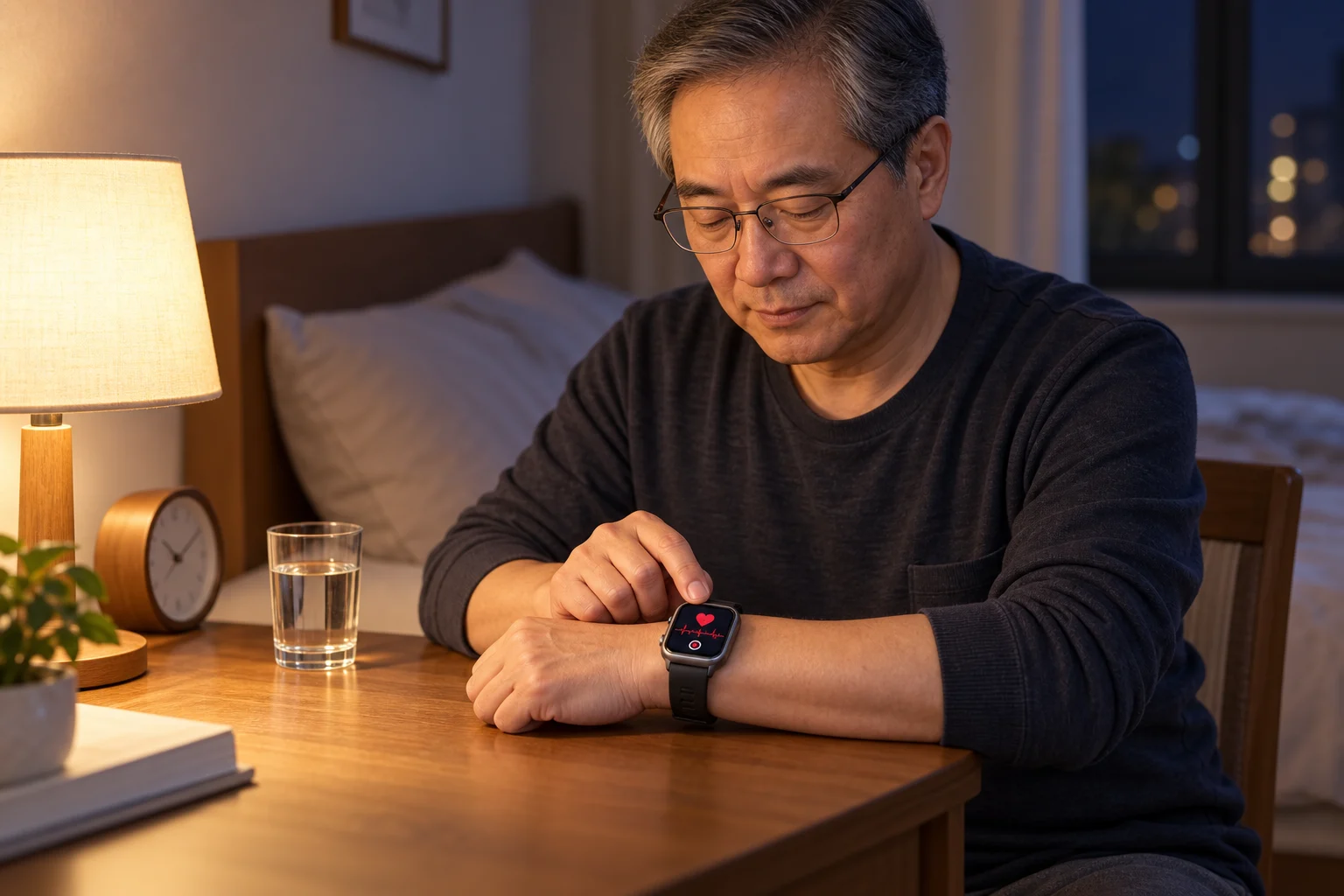 夜里感觉心跳乱，该怎么办？  先分清紧急情况，再把短暂的不适记录成可回看的线索配图